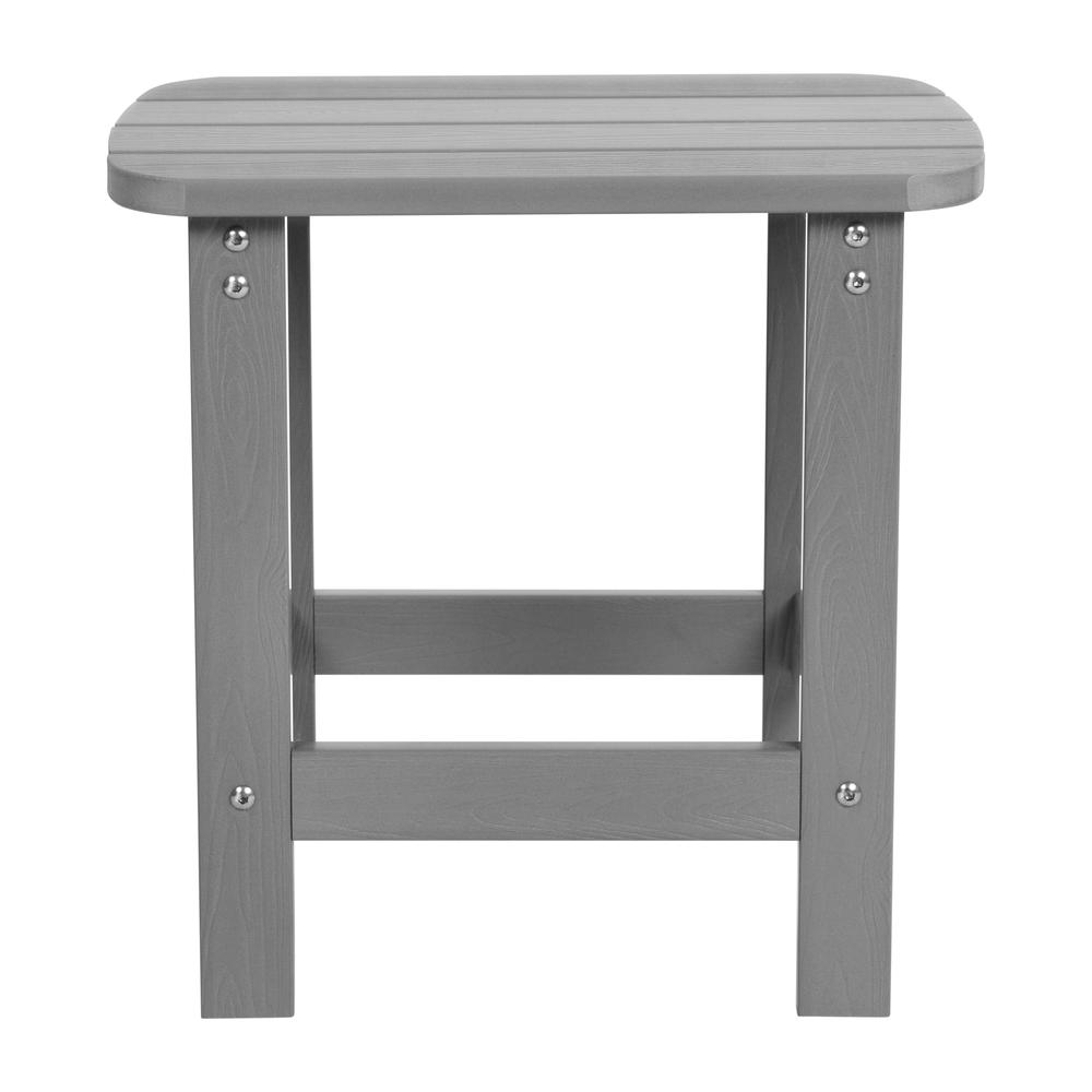 Contemporary Commercial Grade Adirondack Side Table for year round use. Picture 1