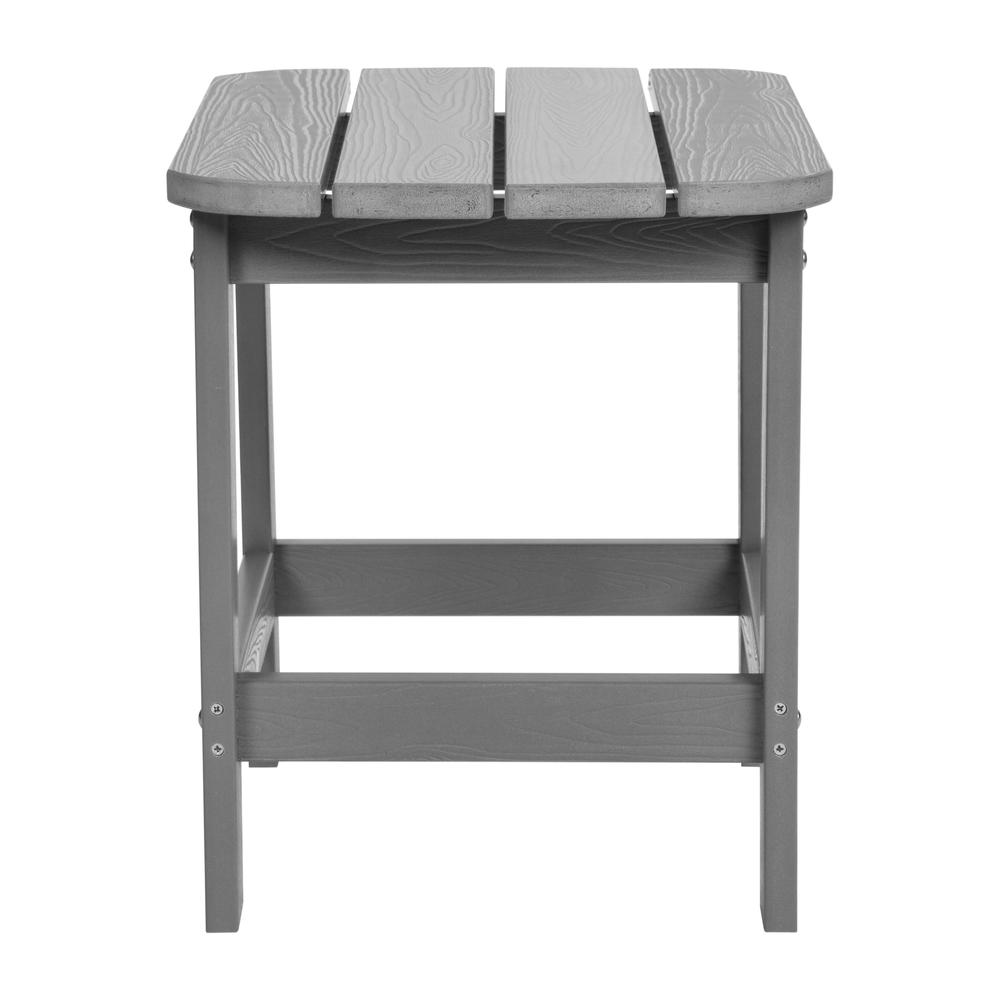 Contemporary Commercial Grade Adirondack Side Table for year round use. Picture 9