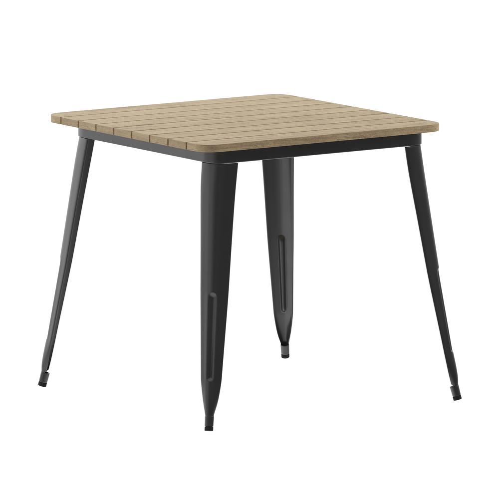 Contemporary 31.5" Square Commercial Dining Table for 4. Picture 1
