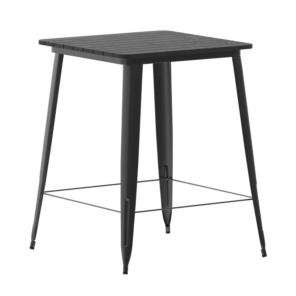 Contemporary 31.5" Square Commercial Bar Height Dining Table for 4. Picture 2