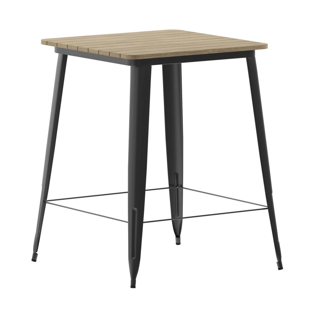 Contemporary 31.5" Square Commercial Bar Height Dining Table for 4. Picture 1