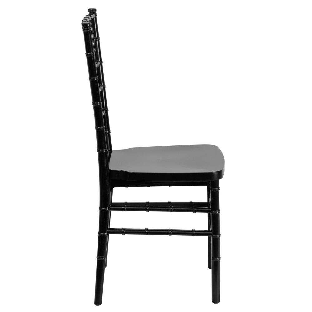 HERCULES PREMIUM Series Black Resin Stacking Chiavari Chair. Picture 2