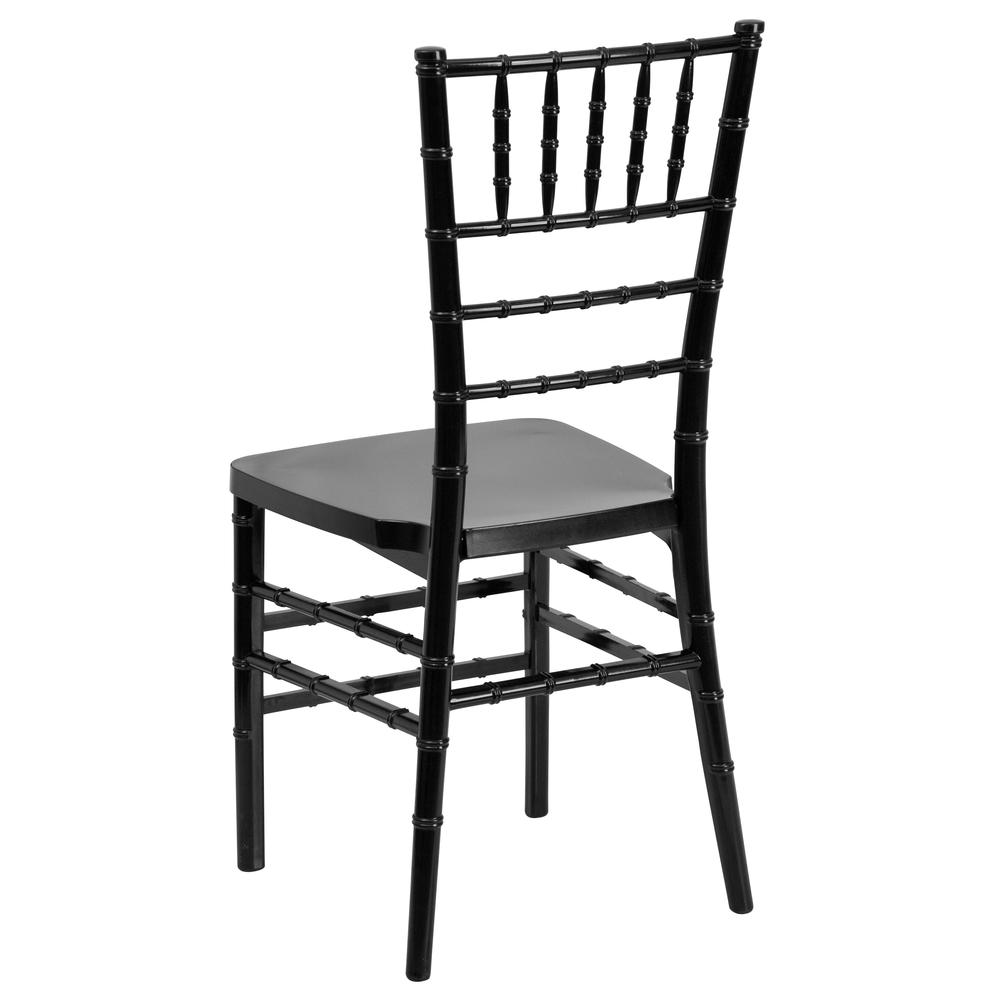 HERCULES PREMIUM Series Black Resin Stacking Chiavari Chair. Picture 3