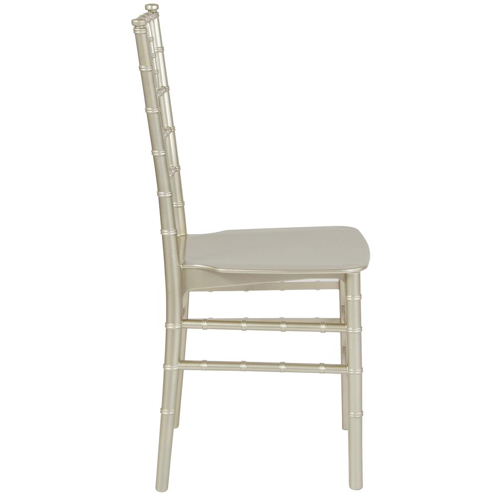 Champagne  Stackable Resin Chiavari Chair. Picture 3