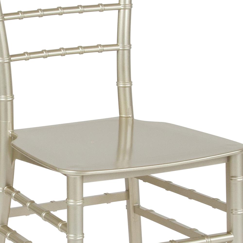 Champagne  Stackable Resin Chiavari Chair. Picture 7
