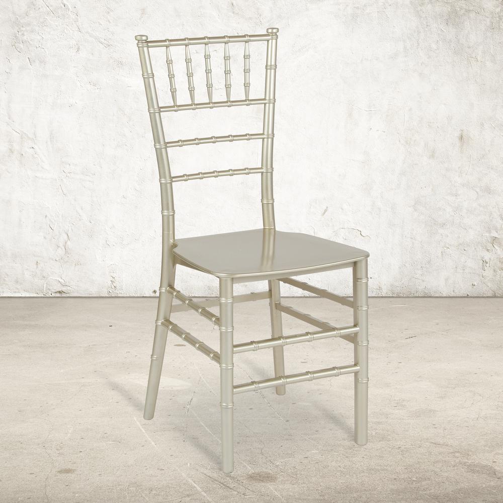 Champagne  Stackable Resin Chiavari Chair. Picture 9