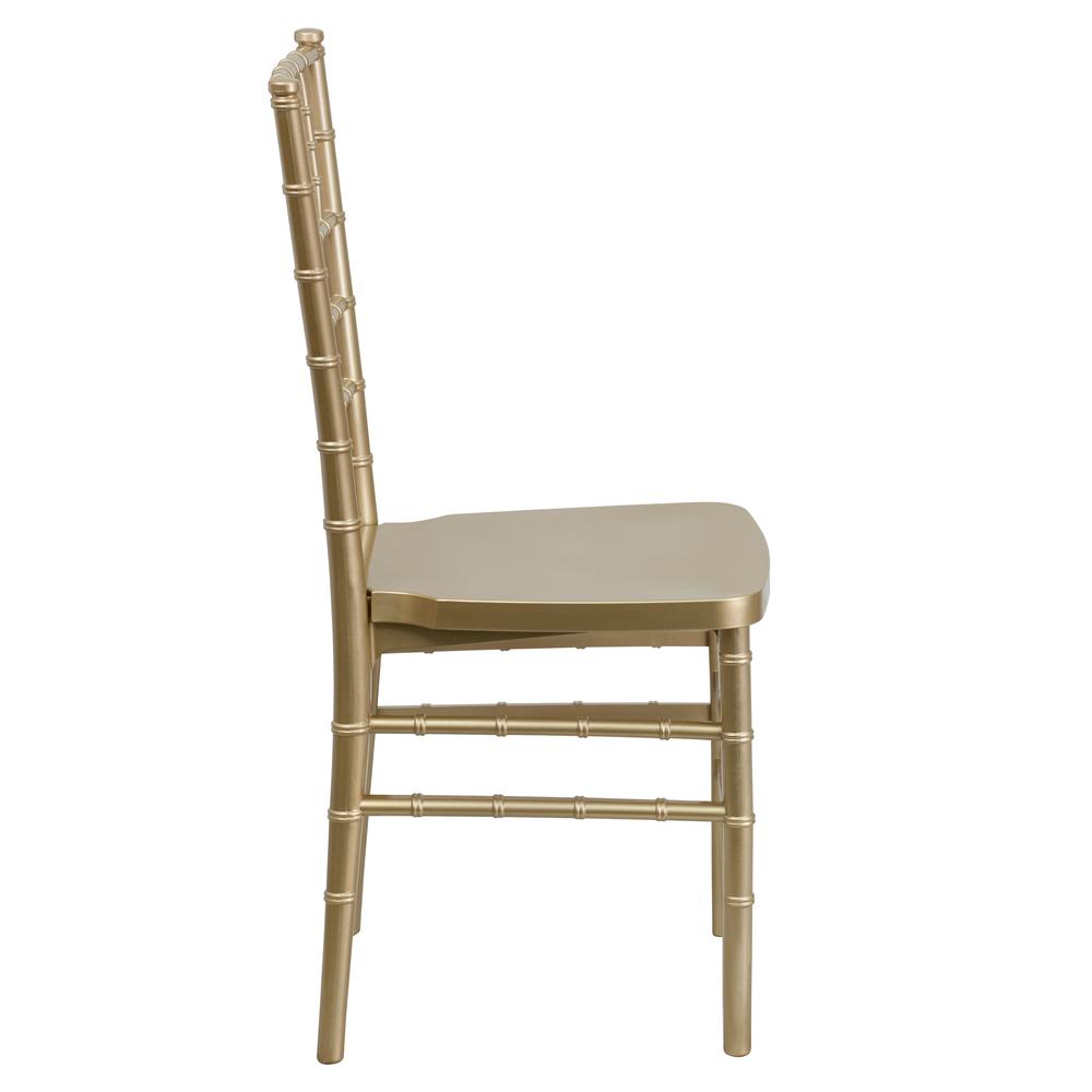 Gold Resin Stacking Chiavari Chair. Picture 3