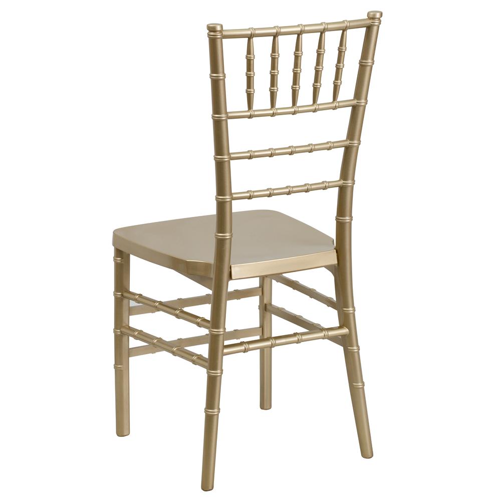 Gold Resin Stacking Chiavari Chair. Picture 4