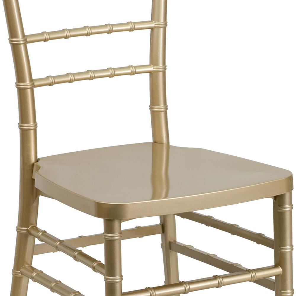 Gold Resin Stacking Chiavari Chair. Picture 7