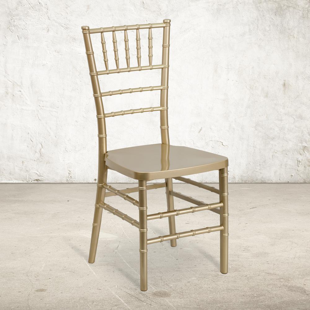 Gold Resin Stacking Chiavari Chair. Picture 9