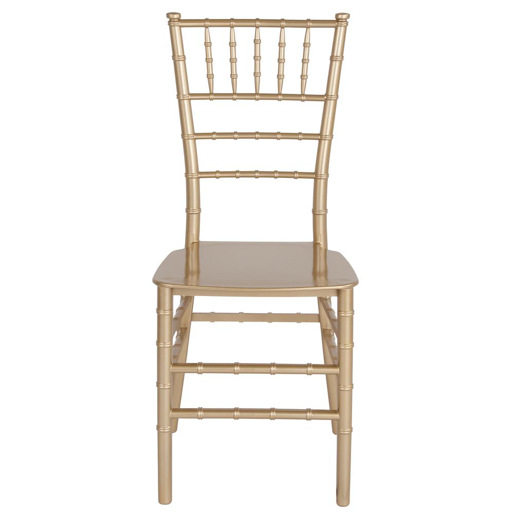 Gold Stackable Resin Chiavari Chair. Picture 5