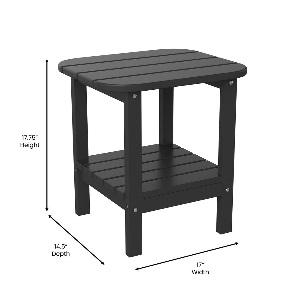 Contemporary 2 Tier Adirondack Side Table. Picture 8