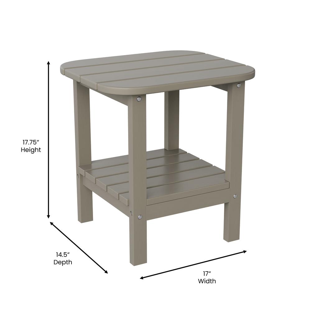 Contemporary 2 Tier Adirondack Side Table. Picture 8
