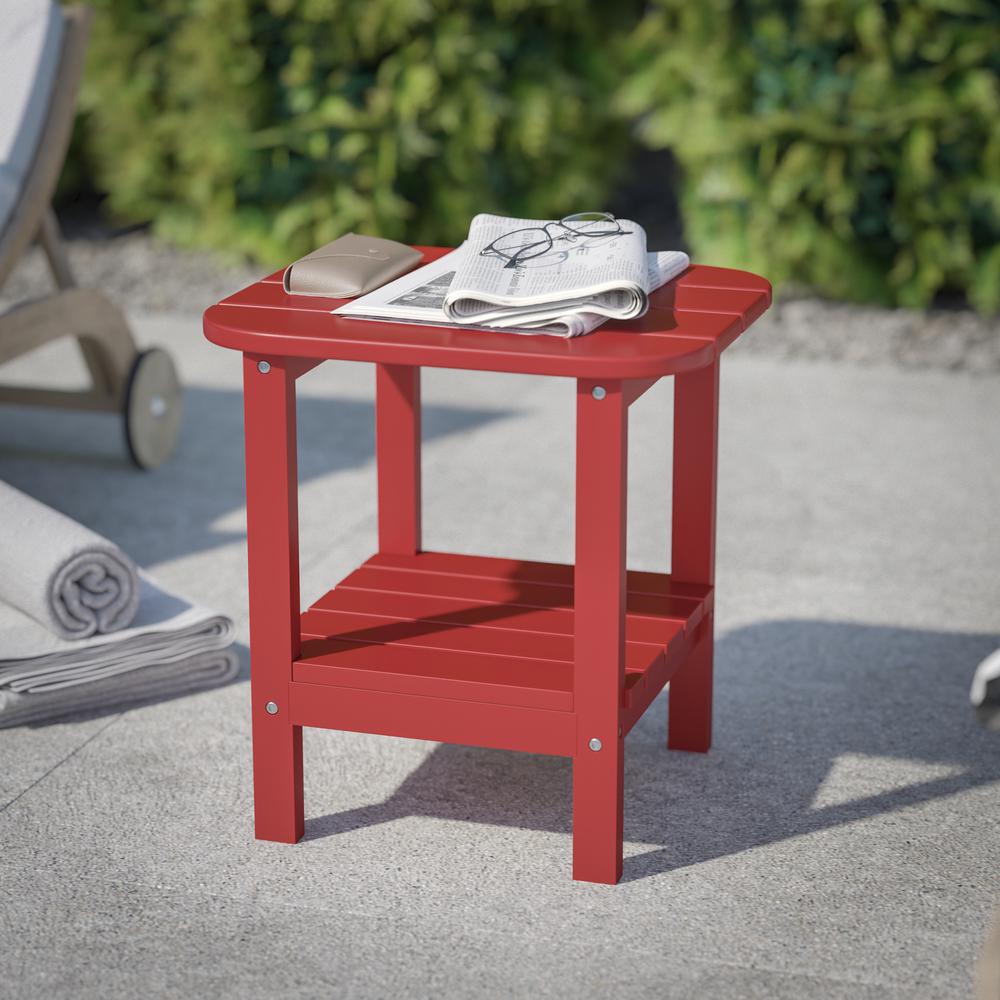 Contemporary 2 Tier Adirondack Side Table. Picture 9