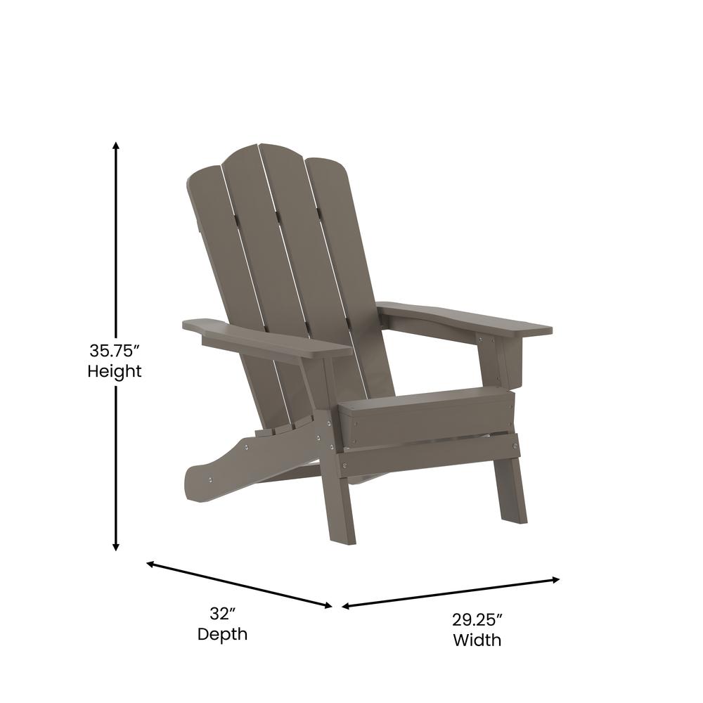 Contemporary Commercial Grade Adirondack Patio Chair with Cupholder. Picture 8