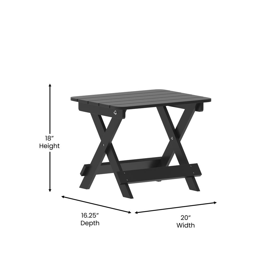 Modern Folding Adirondack Side Table. Picture 8