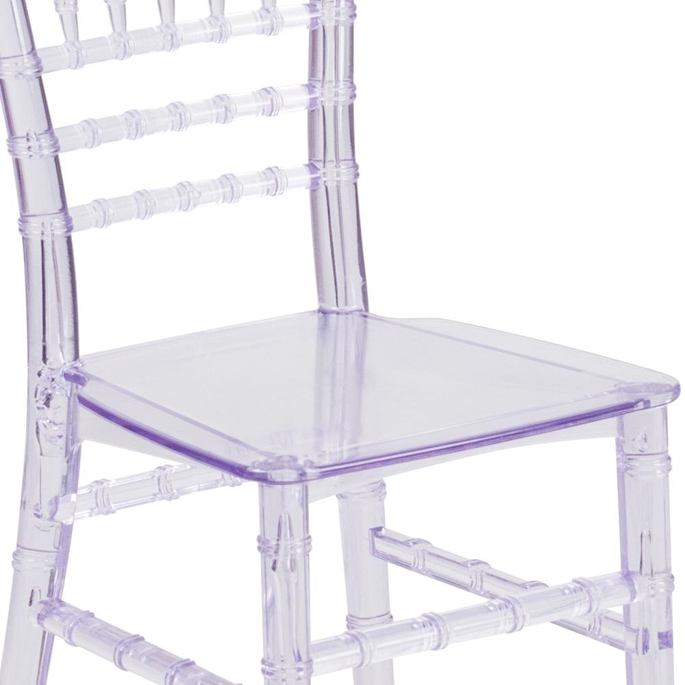 Child’s Transparent Crystal Resin Party and Event Chiavari Chair for Commercial & Residential Use. Picture 6