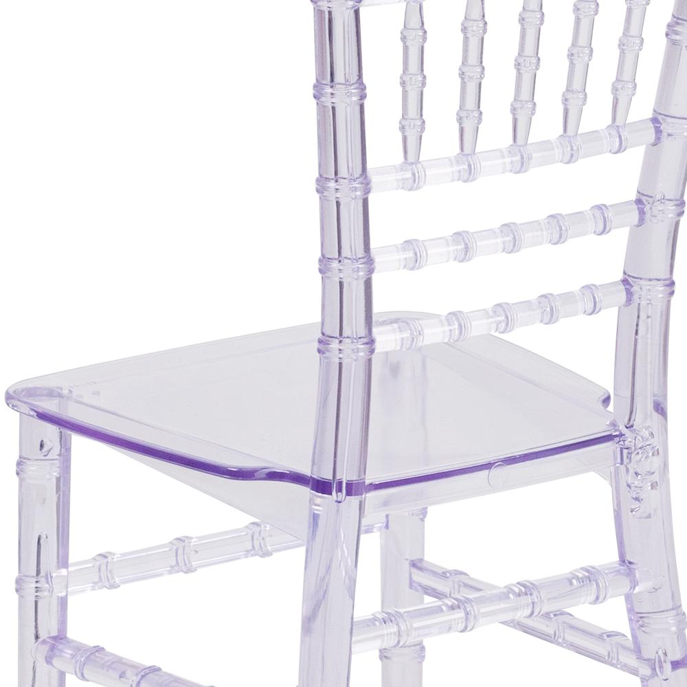 Child’s Transparent Crystal Resin Party and Event Chiavari Chair for Commercial & Residential Use. Picture 7