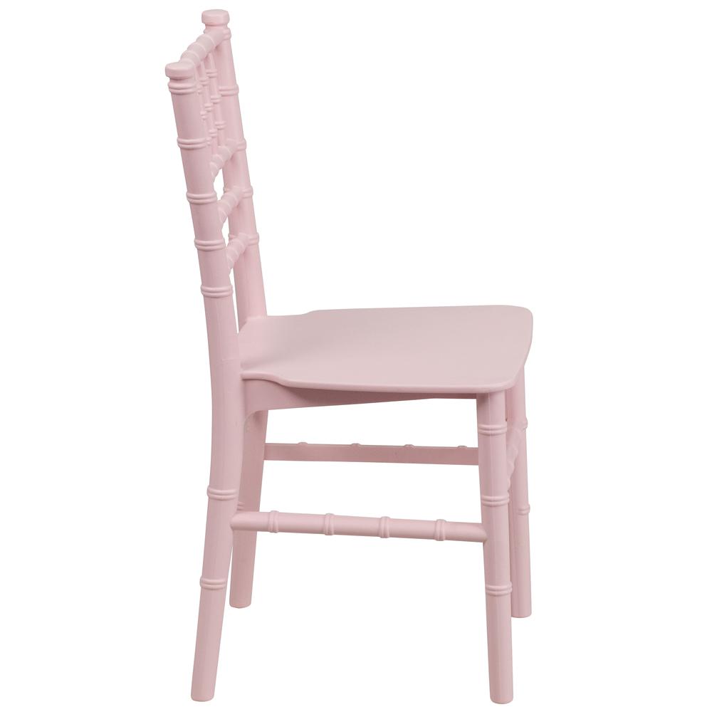 Child’s Pink Resin Party and Event Chiavari Chair for Commercial & Residential Use. Picture 3