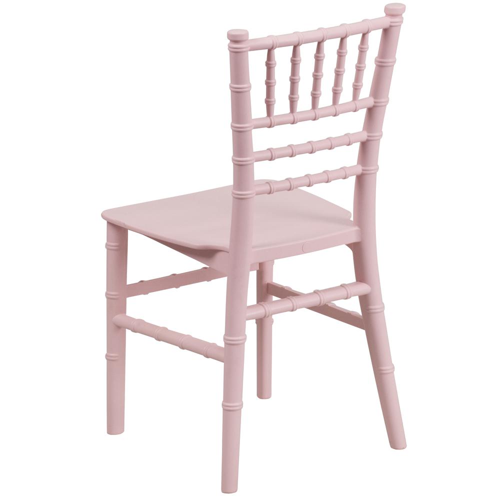 Child’s Pink Resin Party and Event Chiavari Chair for & Residential Use. Picture 3