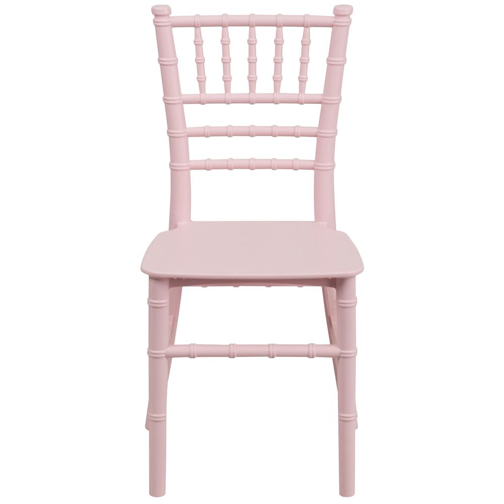 Child’s Pink Resin Party and Event Chiavari Chair for & Residential Use. Picture 4