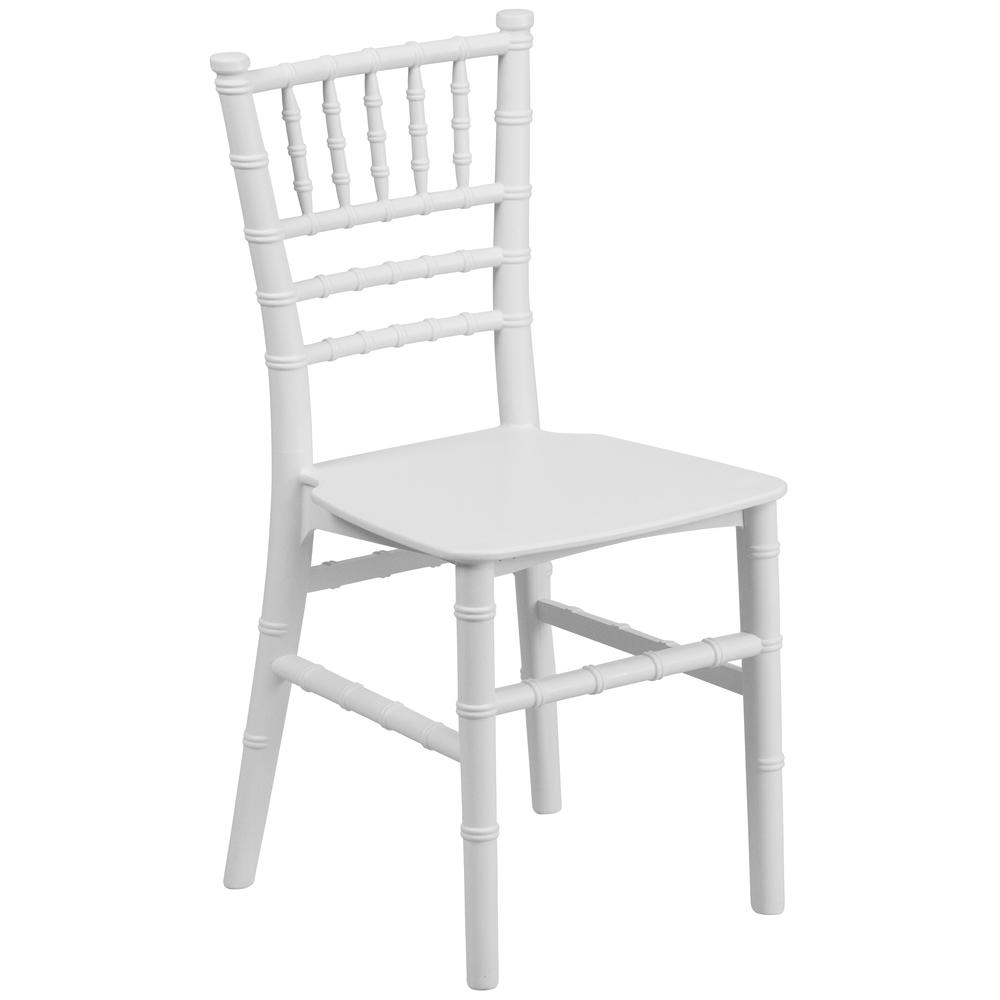 Child’s White Resin Party and Event Chiavari Chair for Commercial & Residential Use. The main picture.