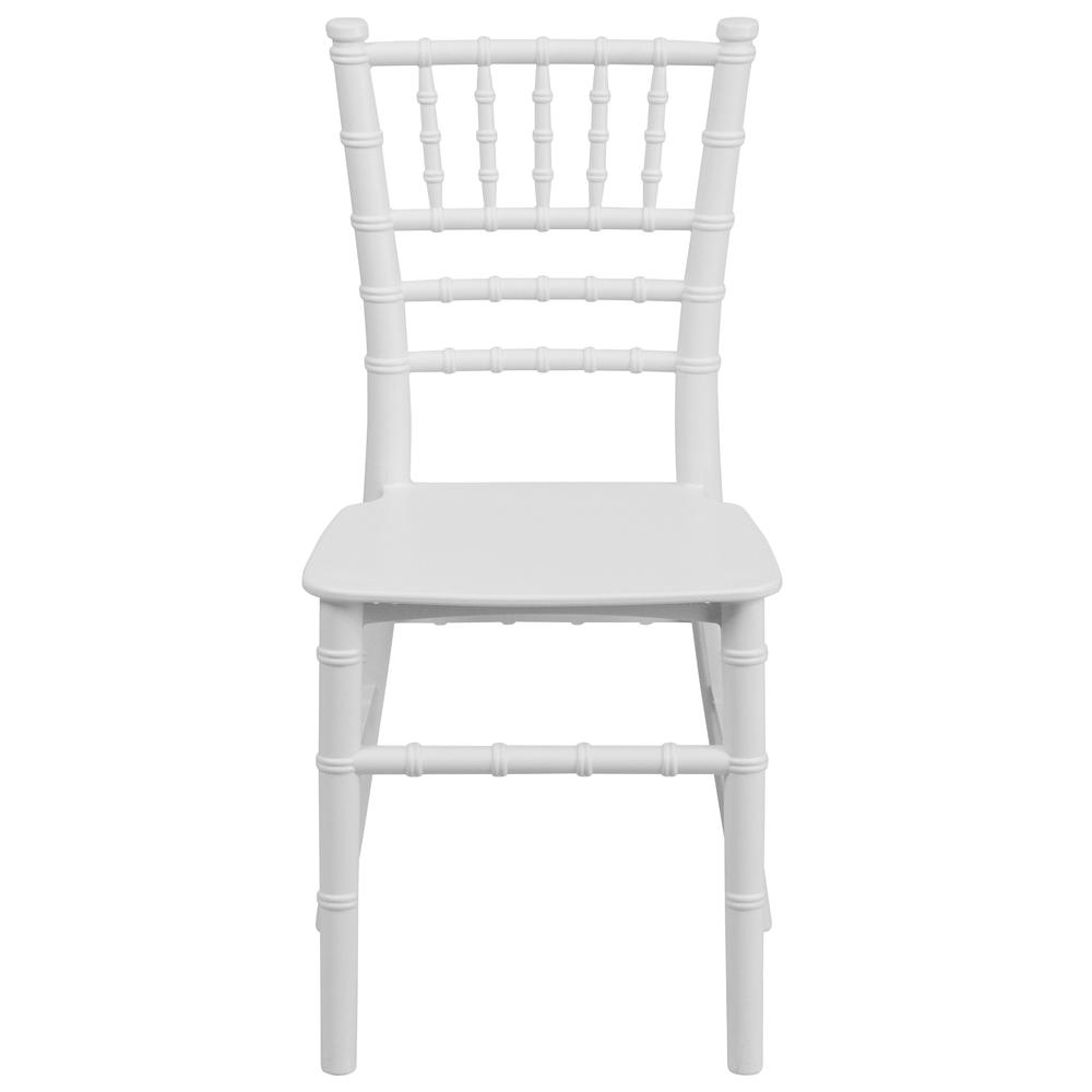Child’s White Resin Party and Event Chiavari Chair for Commercial & Residential Use. Picture 5
