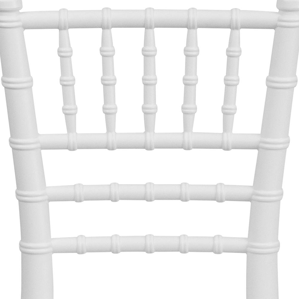 Child’s White Resin Party and Event Chiavari Chair for Commercial & Residential Use. Picture 11