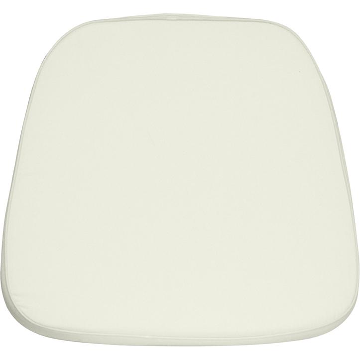 Soft Ivory Fabric Chiavari Chair Cushion. The main picture.