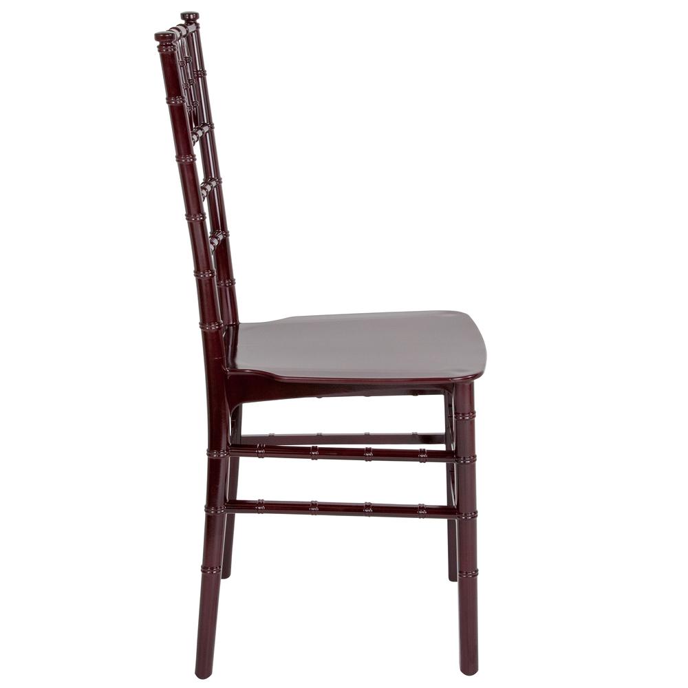 HERCULES Series Mahogany Resin Stacking Chiavari Chair. Picture 2