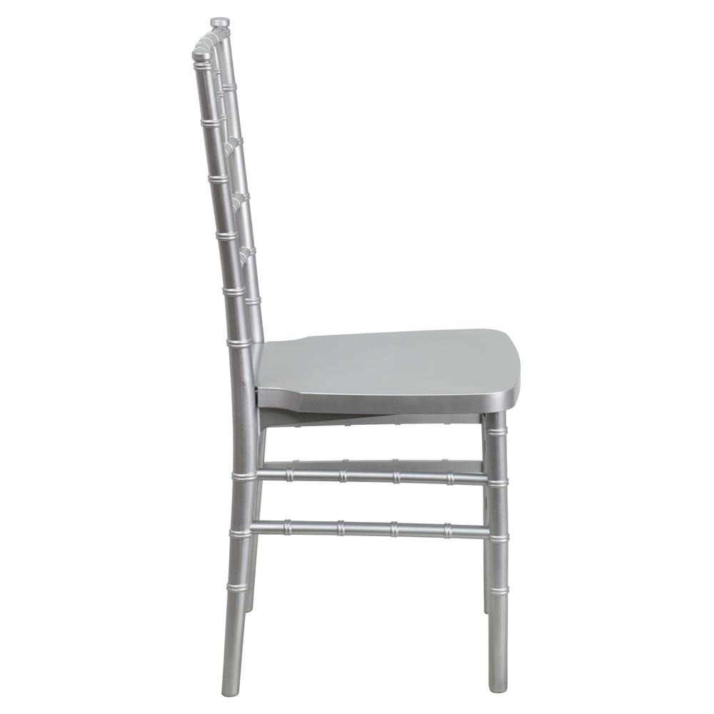 Silver Resin Stacking Chiavari Chair. Picture 3