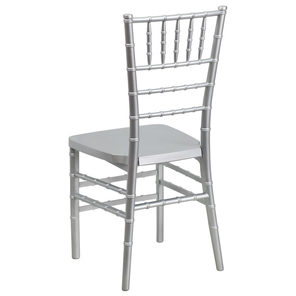 PREMIUM Silver Resin Stacking Chiavari Chair. Picture 3