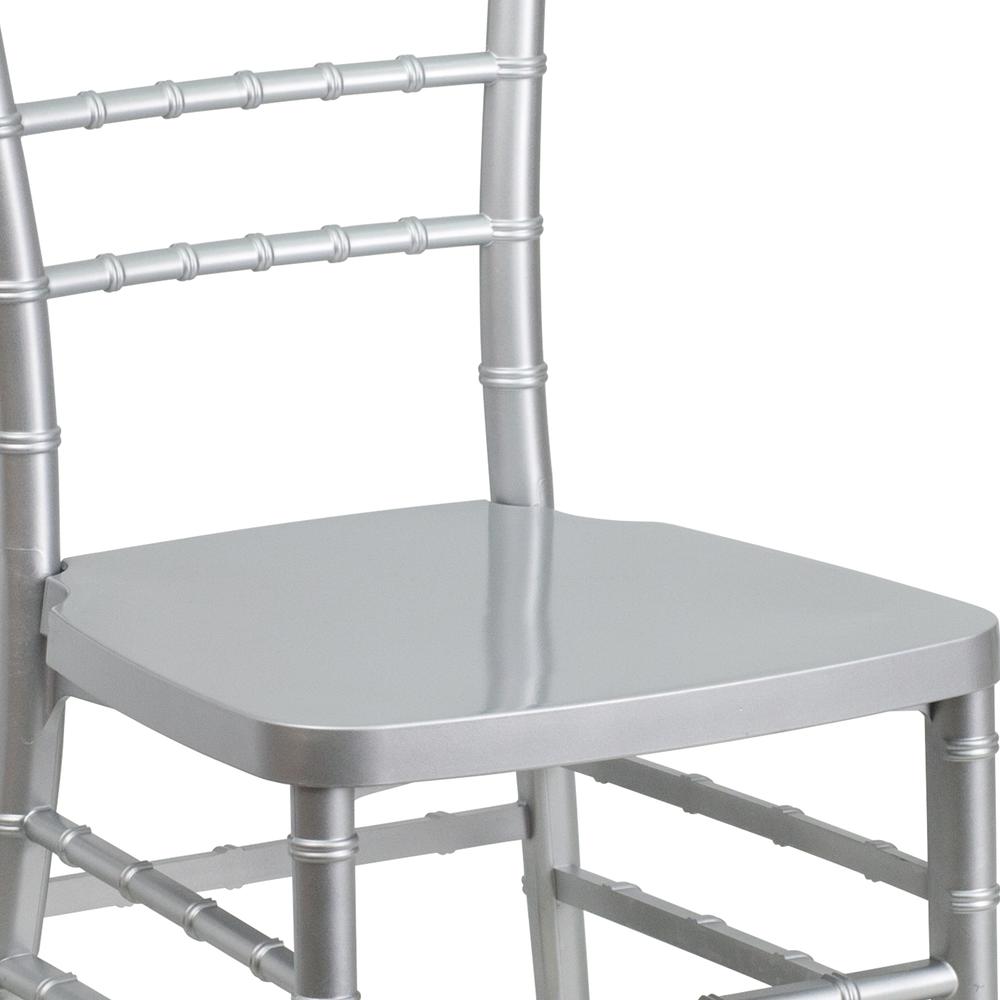 Silver Resin Stacking Chiavari Chair. Picture 6