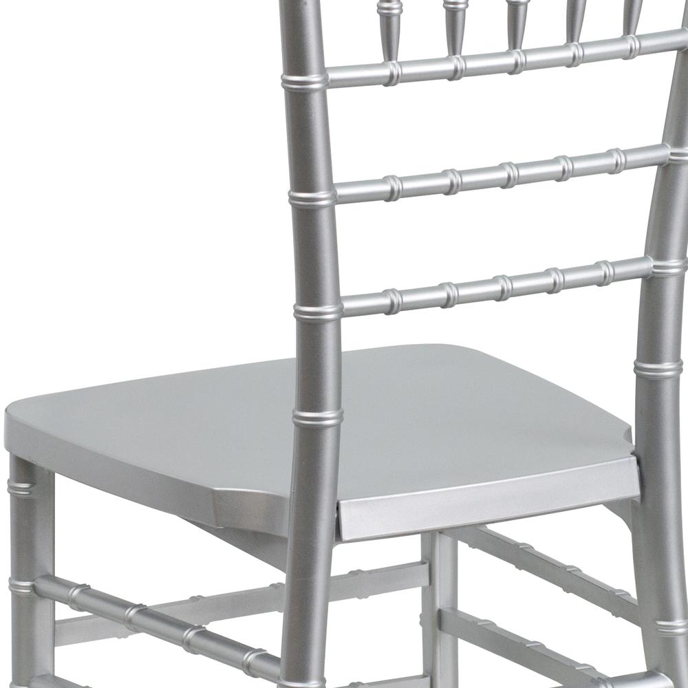 Silver Resin Stacking Chiavari Chair. Picture 7