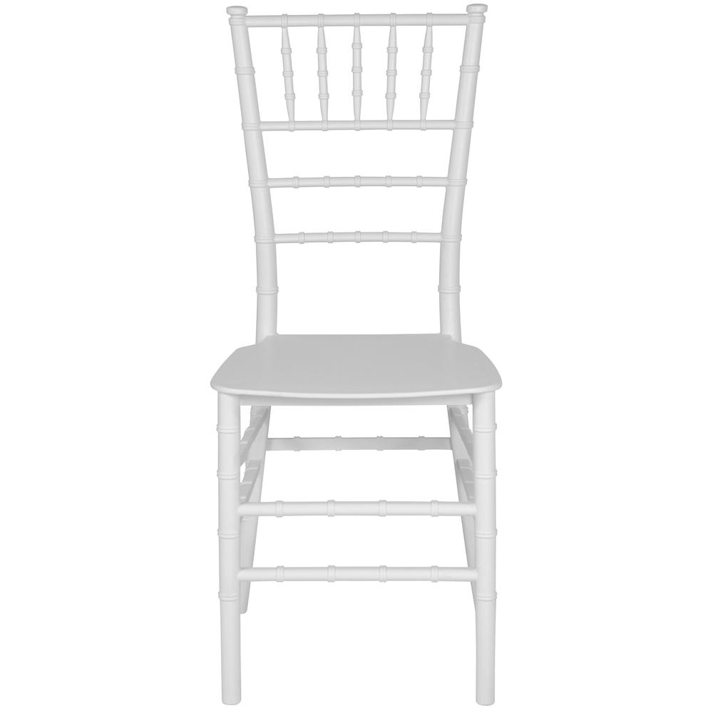 White  Stackable Resin Chiavari Chair. Picture 5