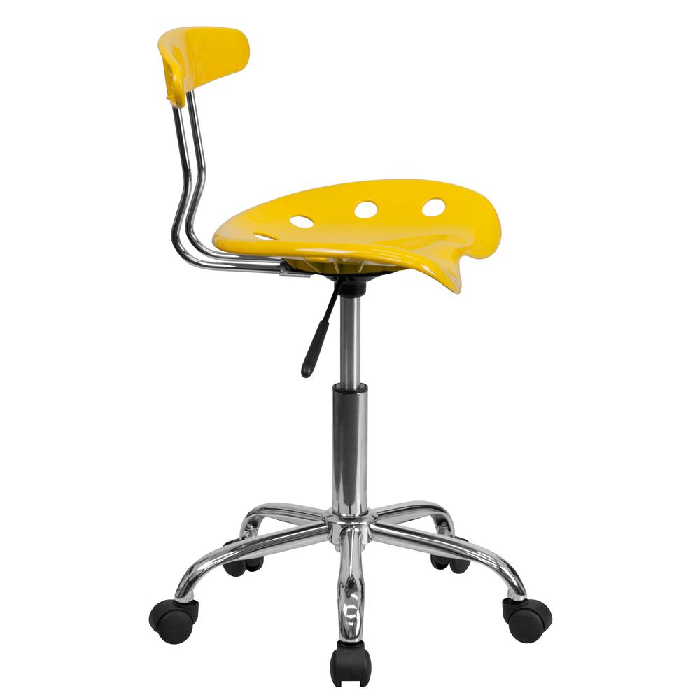 Swivel Task Chair | Adjustable Swivel Chair for Desk and Office with Tractor Seat. Picture 3