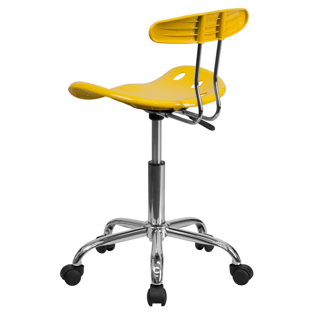 Swivel Task Chair | Adjustable Swivel Chair for Desk and Office with Tractor Seat. Picture 4