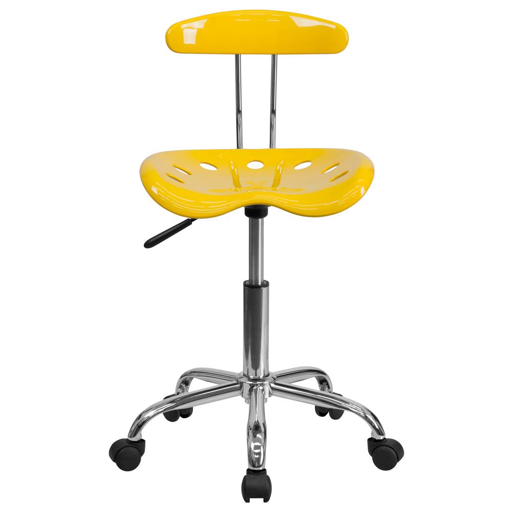 Swivel Task Chair | Adjustable Swivel Chair for Desk and Office with Tractor Seat. Picture 5