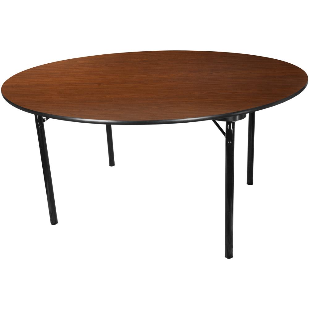 5 ft. Round High Pressure Laminate Folding Banquet Table. Picture 1