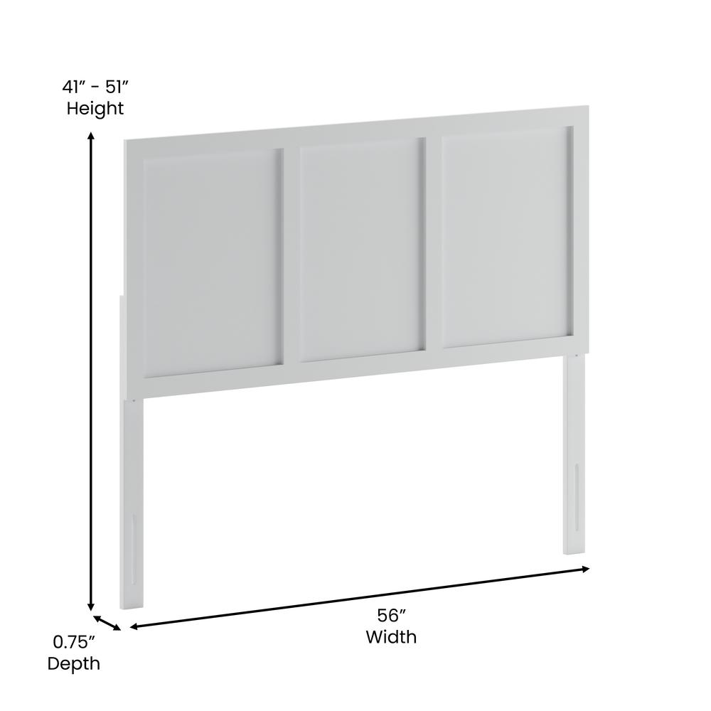 Contemporary King Size Raised Panel Headboard. Picture 8