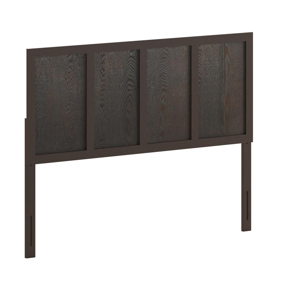 Contemporary Queen Size Raised Panel Headboard. Picture 1