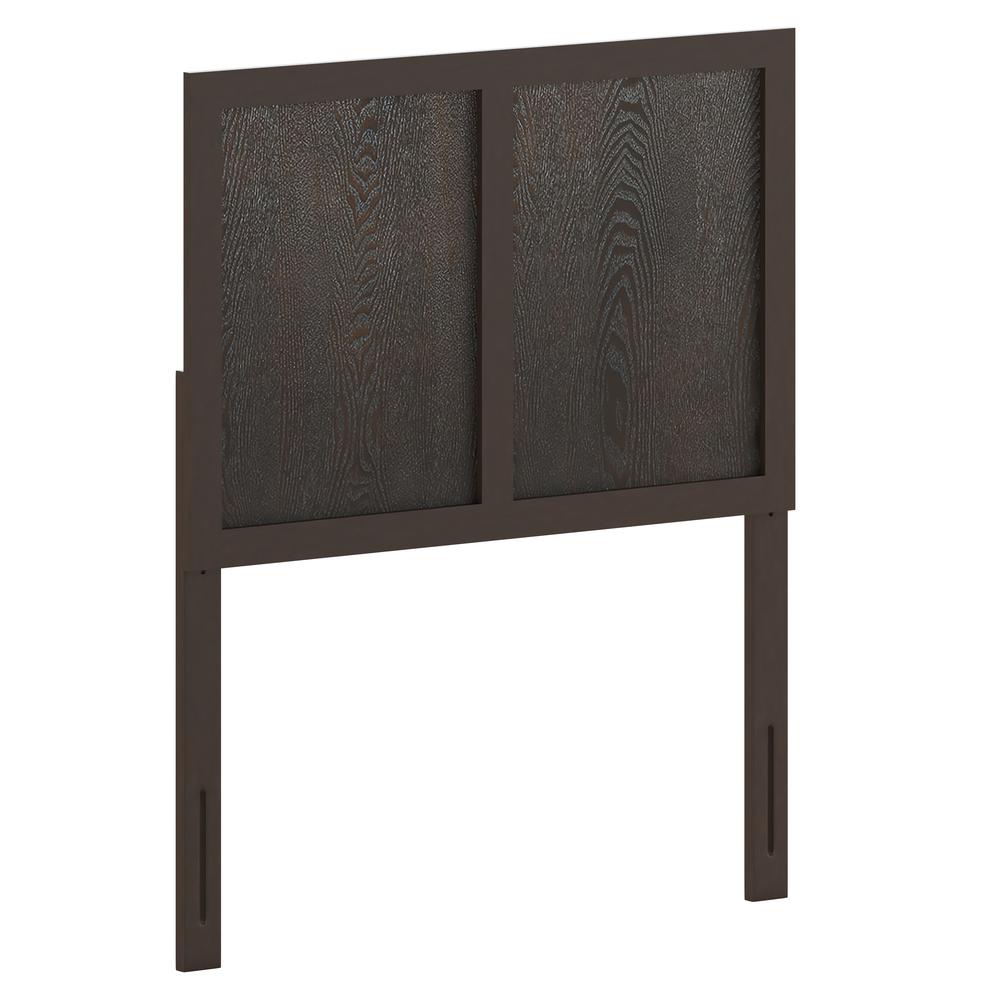 Contemporary Twin Size Raised Panel Headboard. Picture 1
