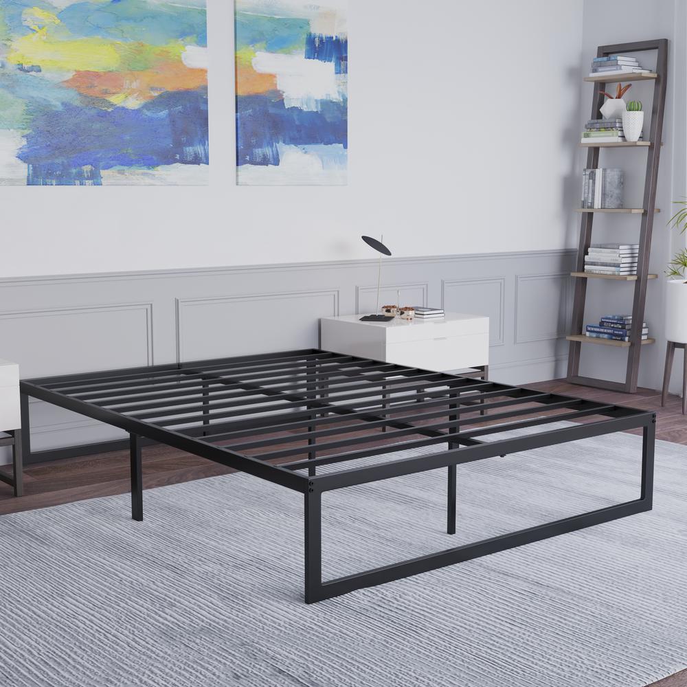 Universal 14 in Metal Platform Bed Frame - Full. Picture 2