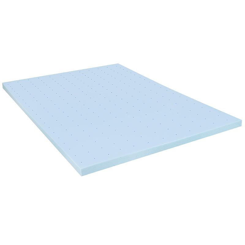 2 inch Cool Gel Mattress Topper with CertiPUR-US Certified Memory Foam - Full. Picture 2