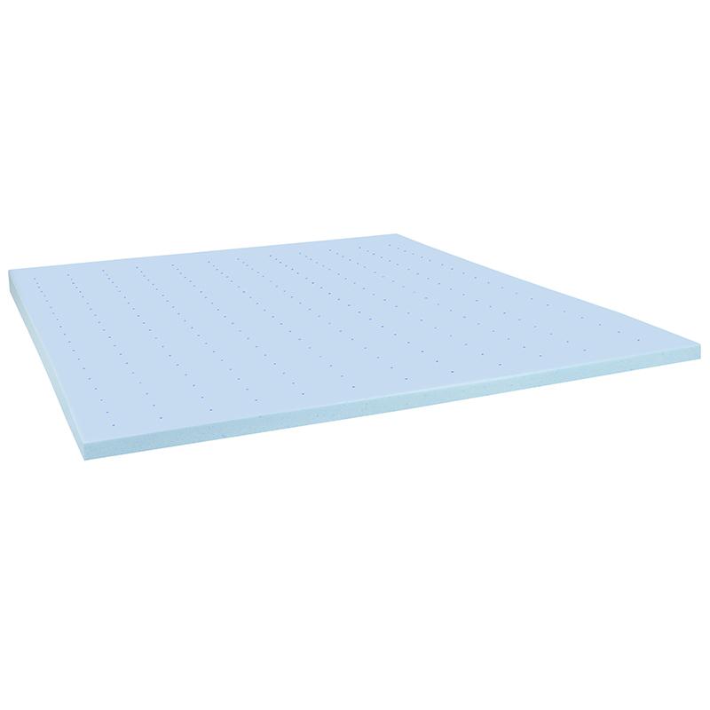 2 inch Cool Gel Mattress Topper with CertiPUR-US Certified Memory Foam - King. Picture 2