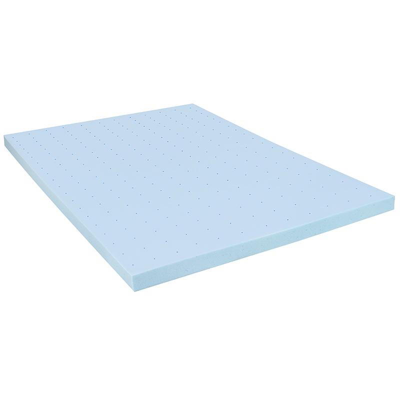 3 inch Cool Gel Mattress Topper with CertiPUR-US Certified Memory Foam - Full. Picture 2