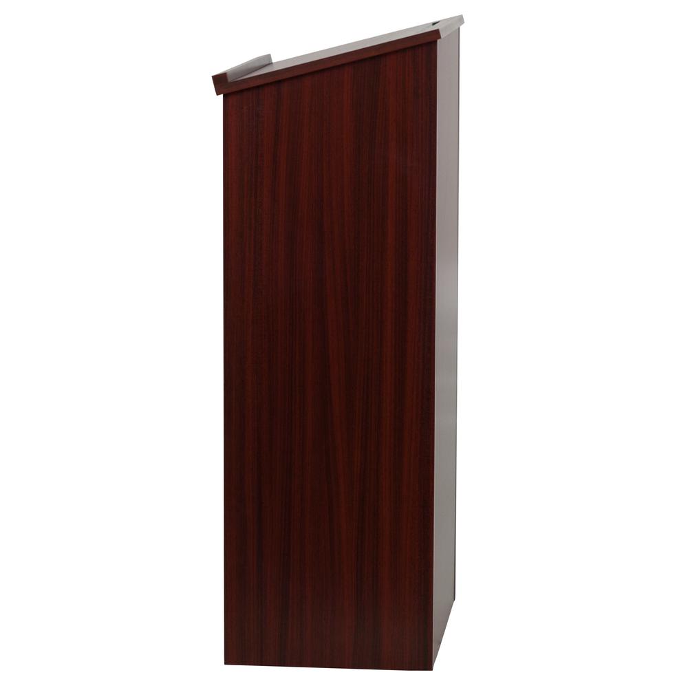 Stand-Up Wood Lectern in Mahogany. Picture 2