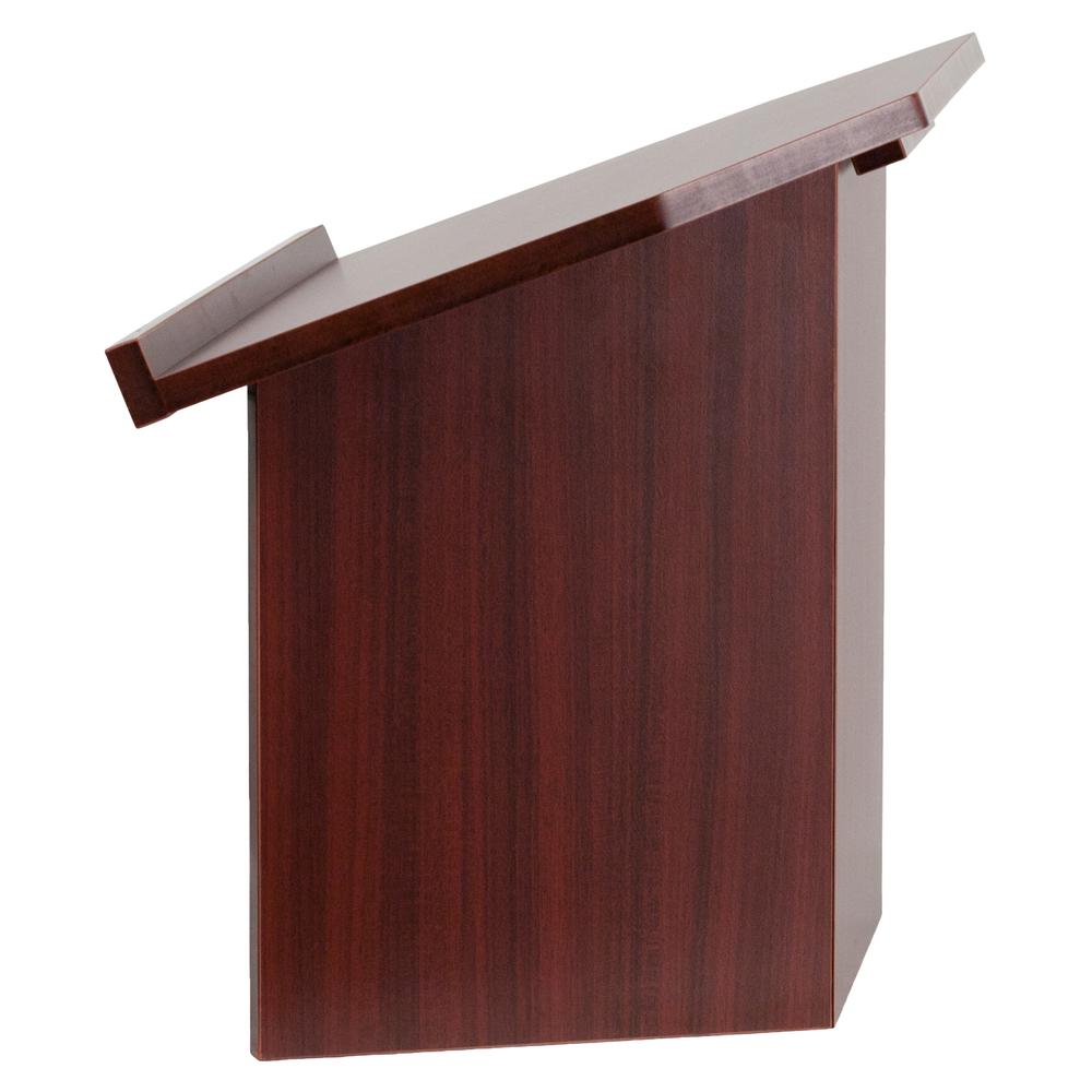 Foldable Tabletop Lectern in Mahogany. Picture 2