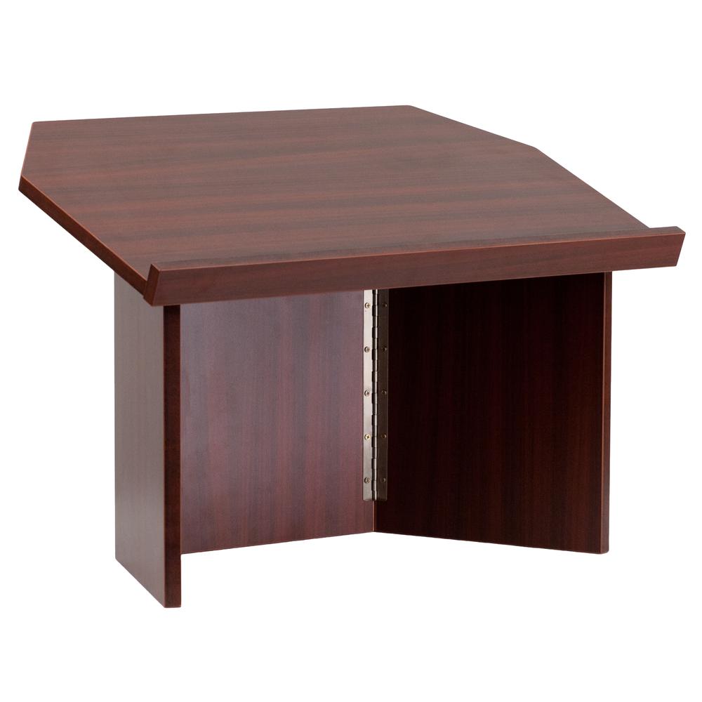 Foldable Tabletop Lectern in Mahogany. Picture 3