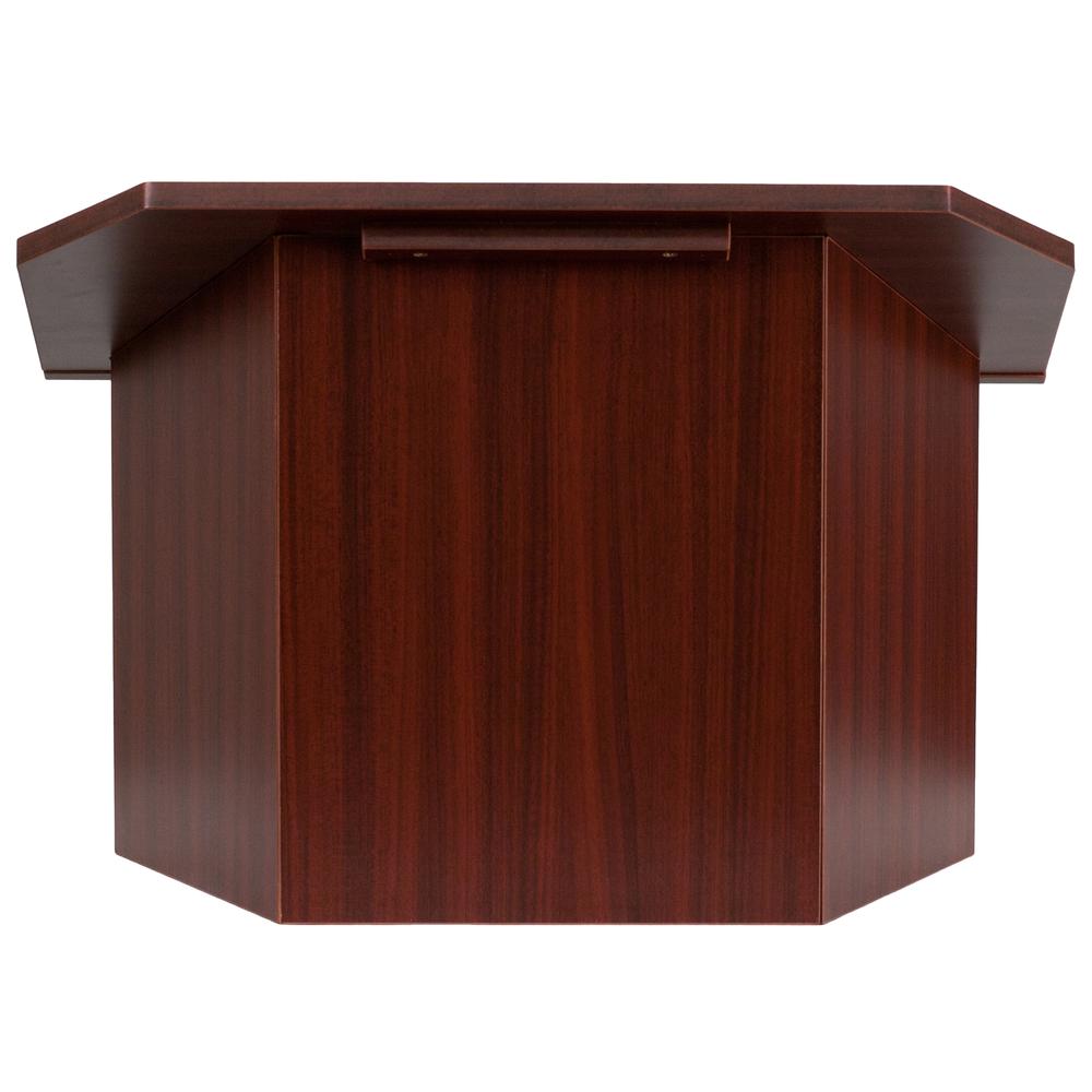 Foldable Tabletop Lectern in Mahogany. Picture 4